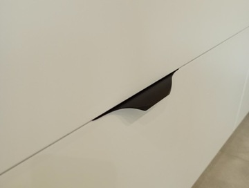 МЕБЕЛЬНАЯ РУЧКА FRANCO EDGE 160/180ММ МАТОВАЯ ЧЕРНАЯ