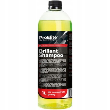 ProElite Brillant Shampoo Skuteczny płyn szampon z woskiem do samochodu 1L