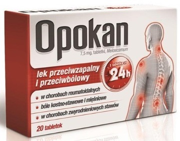 Opokan 20tabl. przeciwbólowy stawy mięśnie
