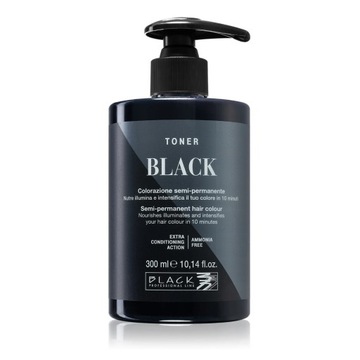 BLACK Toner do włosów BLACK Czarny 300ml