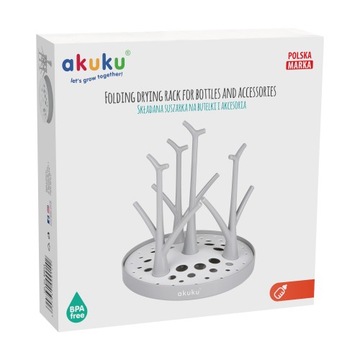 AKUKU СУШИЛКА ДЛЯ БУТЫЛОК И НАПИТКОВ ДЕРЕВО
