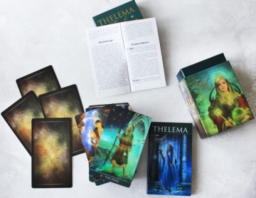 ИГРАЛЬНЫЕ КАРТЫ ТАРО НАБОР КЛАССИЧЕСКИХ КАРТ ГАДАНИЯ ТАРО ТЕЛЕМА