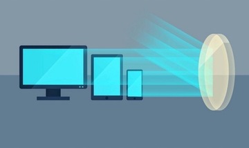 Мужские прозрачные очки с компьютерным фильтром Blue Light