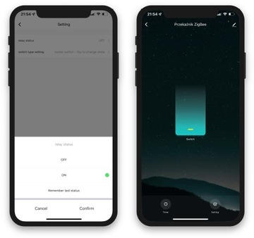 Przekaźnik Gniazdko Włącznik 16A ZigBee TUYA Smart Life Home Assistant