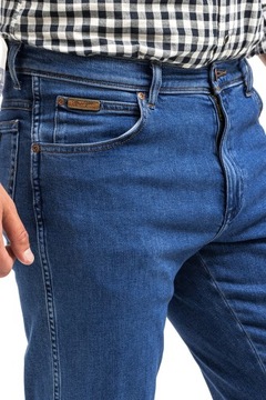 Męskie spodnie jeansowe proste Wrangler TEXAS SLIM W32 L34