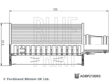 BLUE PRINT ADBP210093 FILTR OLEJE