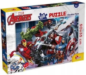 Puzzle Vzdělávací puzzle pro děti Sada Marvel Avengers Logická hra