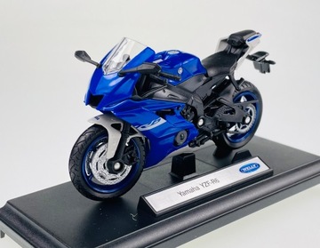 WELLY YAMAHA YZF-R6 1:18 Новая модель мотоцикла из металла