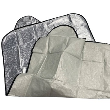 БОЛЬШОЙ КОВРИКОВЫЙ СОЛНЦЕЗАЩИТНЫЙ КОЗЫРЕК ДЛЯ БОЛЬШОГО ОКНА АВТОМОБИЛЯ отражает лучи