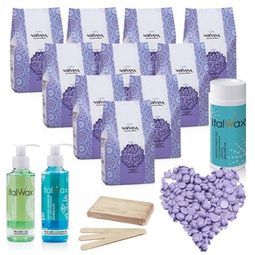 Набор для депиляции 8+2 Hard WAX Lavender 1кг