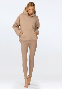 DRESOWY KOMPLET OSEYE BLUZA LEGINSSY CAPPUCCINO M