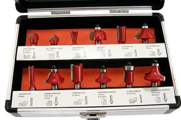 Frezy kształtowe trzpieniowe 8 mm węglika wolframu