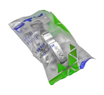 Петля мебельная накладная GTV, бесшумное закрывание - 10 шт.