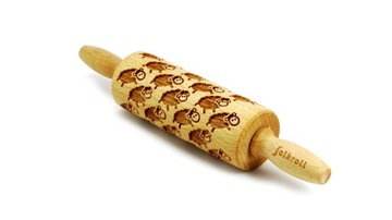 Wałek grawerowany wzór OWCE, junior