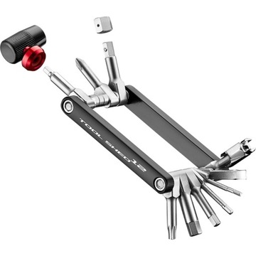 MULTITOOL, ZESTAW NARZĘDZI Giant ToolShed 12 wielofunkcyjne