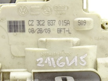 ЗАМОК ДВЕРИ ЛЕВЫЙ ПЕРЕДНИЙ VW PASSAT B7 3C2837015A