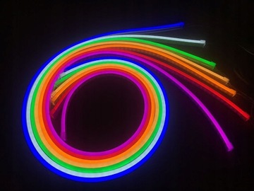 НЕОНОВЫЙ ГИБКИЙ СВЕТОДИОДНЫЙ СВЕТОДИОДНЫЙ ШЛАНГ 230 В RGB ЦВЕТНОЙ IP44
