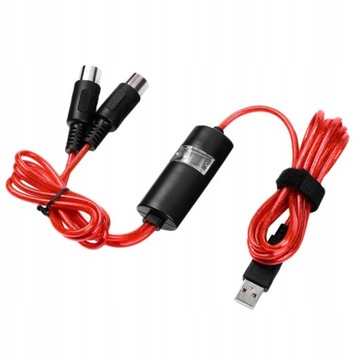 ИНТЕРФЕЙСНЫЙ КАБЕЛЬ MIDI-USB-ВХОД 2М