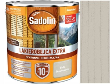 SADOLIN EXTRA LAKIEROBEJCA 2,5L BIAŁY SKANDYNAWSKI