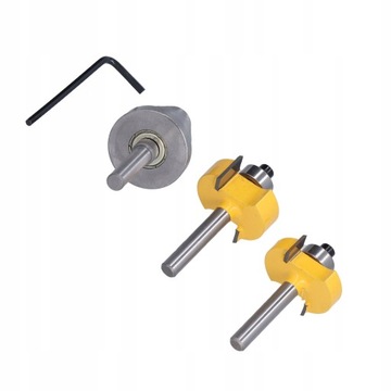 Фреза 1/4 дюйма с многошлицевым хвостовиком с 6 шт.