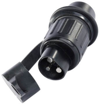 WTYCZKA ELEKTRYCZNA 3 PIN PRZYCZEPY CIĄGNIKA