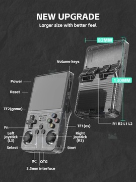DATA FROG R36S Ретро портативная игровая консоль Linux System 3,5 дюйма