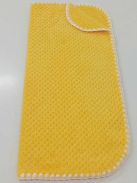 ОДЕЯЛО ДЛЯ КУКОЛ, ДВУСТОРОННЕЕ ПУШИСТОЕ ОДЕЯЛО. ЖЕЛТЫЙ