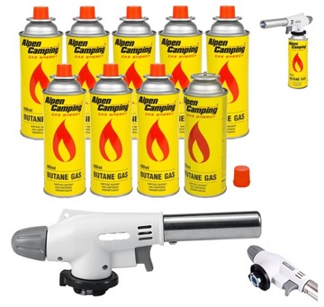 PALNIK GAZOWY NA GAZ FLAME GUN 920 + 9 KARTUSZY