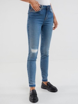 BIG STAR JEANSY DAMSKIE Z PRZETARCIAMI RURKI ADELA 483 W28 L32