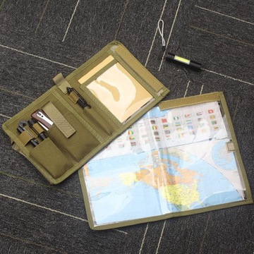 Многоцелевая сумка Map Bag, Прозрачный карман для карт, Органайзер для сумки для карт, Прочные мужчины