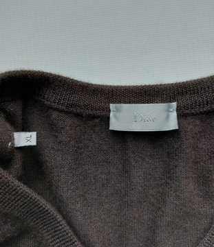 DIOR piękny kaszmirowy sweter męski - XL -