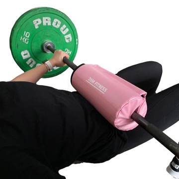 PIANKA OCHRANIACZ NA GRYF DO HIP THRUST NA SZTANGĘ GRUBA OSŁONA RÓŻOWA