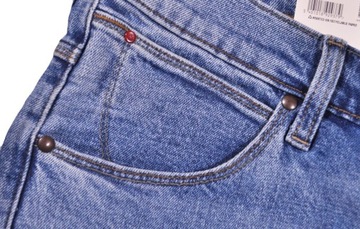 WRANGLER spodnie regular BLUE jeans STRAIGHT _ W32 L30