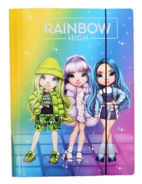 ASTRA TECZKA Z GUMKĄ A4 RAINBOW HIGH