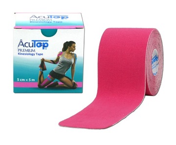ACUTOP PREMIUM KINESIOLOGY TAPE KINESIO RÓŻOWY