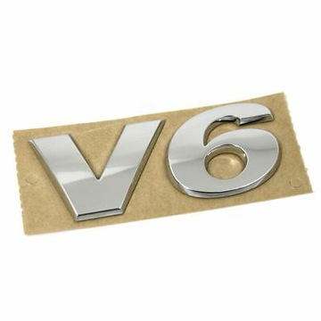 NAPIS EMBLEMAT CHROMOWY V6 OE VW AMAROK PRZÓD TYŁ