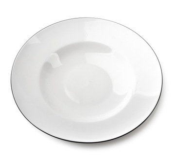 DUŻY BIAŁY PORCELANOWY TALERZ DO MAKARONU 30CM