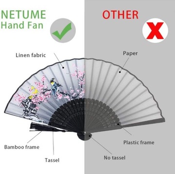 ЯПОНСКИЕ СКЛАДНЫЕ ВЕЕРАТОРЫ ЖЕНСКИЕ, 4 ШТ.