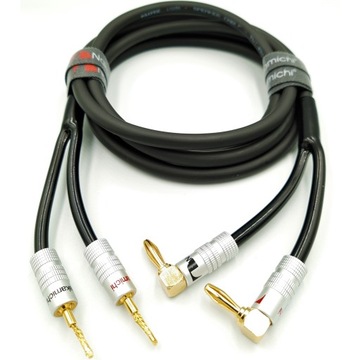 NAKAMICHI Kabel głośnikowy 2x1,5 igła banan90 4,5m