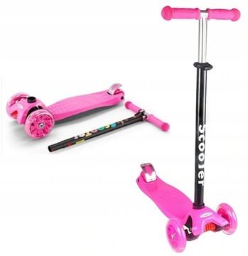 ТРЕХКОЛЕСНЫЙ БАЛАНСОВЫЙ СКУТЕР LED 4 цвета 60 КГ