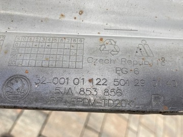 Skoda Rapid 5JA Prawa Listwa Progowa