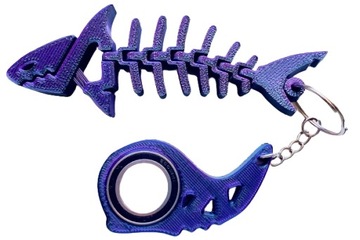 Brelok do Kluczy Rekinek KEYRAMBIT KEYSPINNER karambit BATMAN