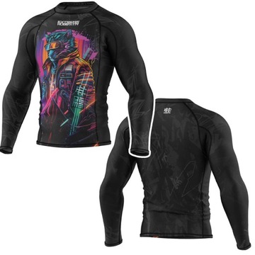 Rashguard z długim rękawem męski Extreme Hobby Black Tiger r. XL