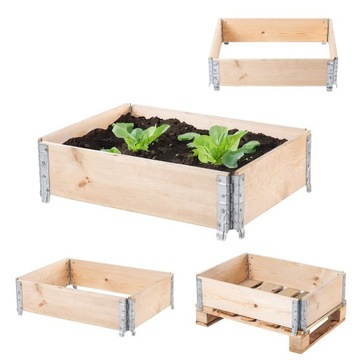 ДЕРЕВЯННЫЙ ПОДДОН 60 x 80 см КОНТЕЙНЕР ДЛЯ ПОДДОНОВ ТРАВНОЙ КОМНАТА