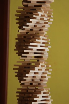 Деревянные брусочки КЛЕН, 400 шт, в чехле