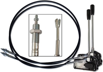 2x DŹWIGNIA JOYSTICK ROZDZIELACZA 2 SEK +LINKA TUR