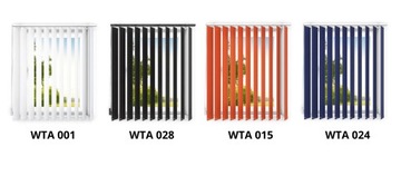 Вертикальные жалюзи 140х140см - разные цвета