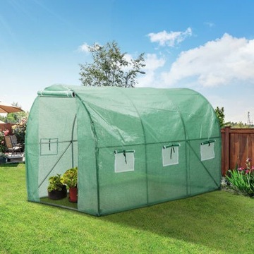 ФОЛЬГОВЫЙ ТУННЕЛЬ САДОВАЯ ТЕПЛИЦА 3х2м ФОЛЬГОВЫЙ ТЕНТ САЖЕН ОВОЩЕЙ 6м2