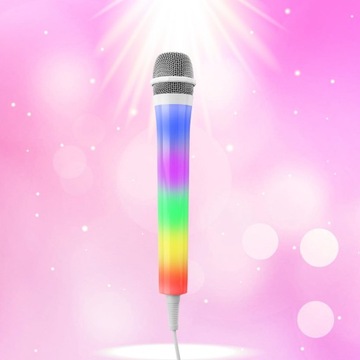 КАРАОКЕ-МИКРОФОН СО СВЕТОДИОДНОЙ RGB ПОДСВЕТКОЙ/ВЕЧЕРИНКА