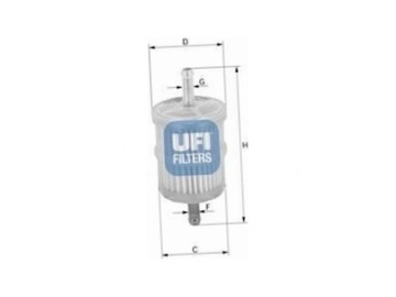 FILTR PALIVA CITROEN C15 1.1 1.4 84-96 AXEL 84-89 XM Y3 2.0 89-94